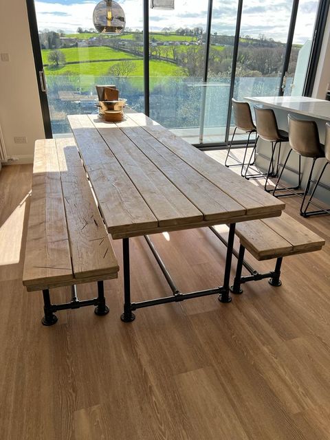 Industrial Wood Dining Table within The Psychology Behind Choosing Industrial Wooden Dining Tables with Matte Surfaces
